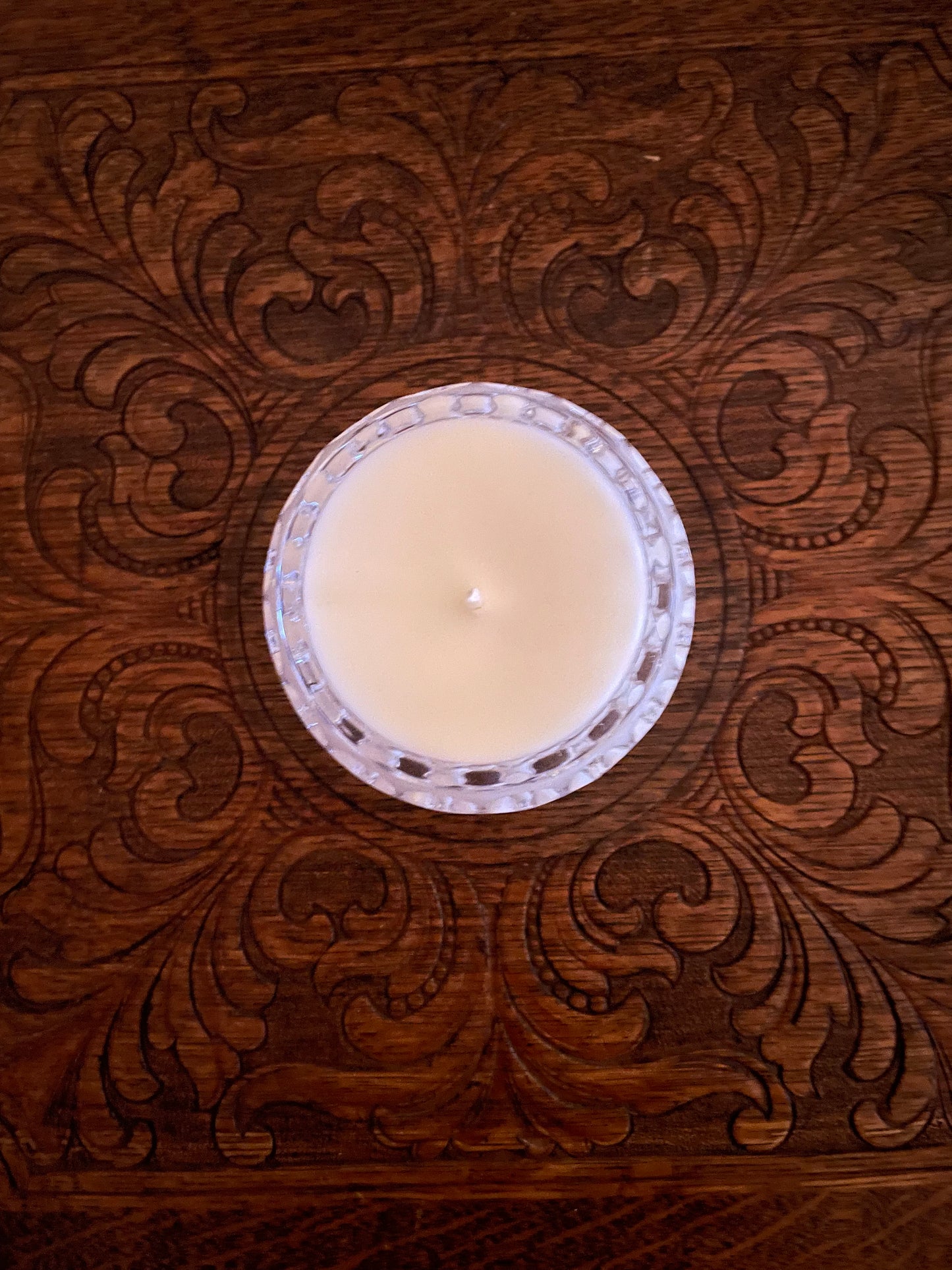 Disco w/Moon Charm & Amethyst Bead