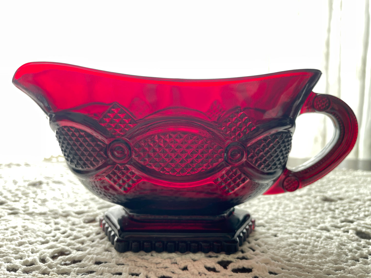 Ruby Gravy Boat