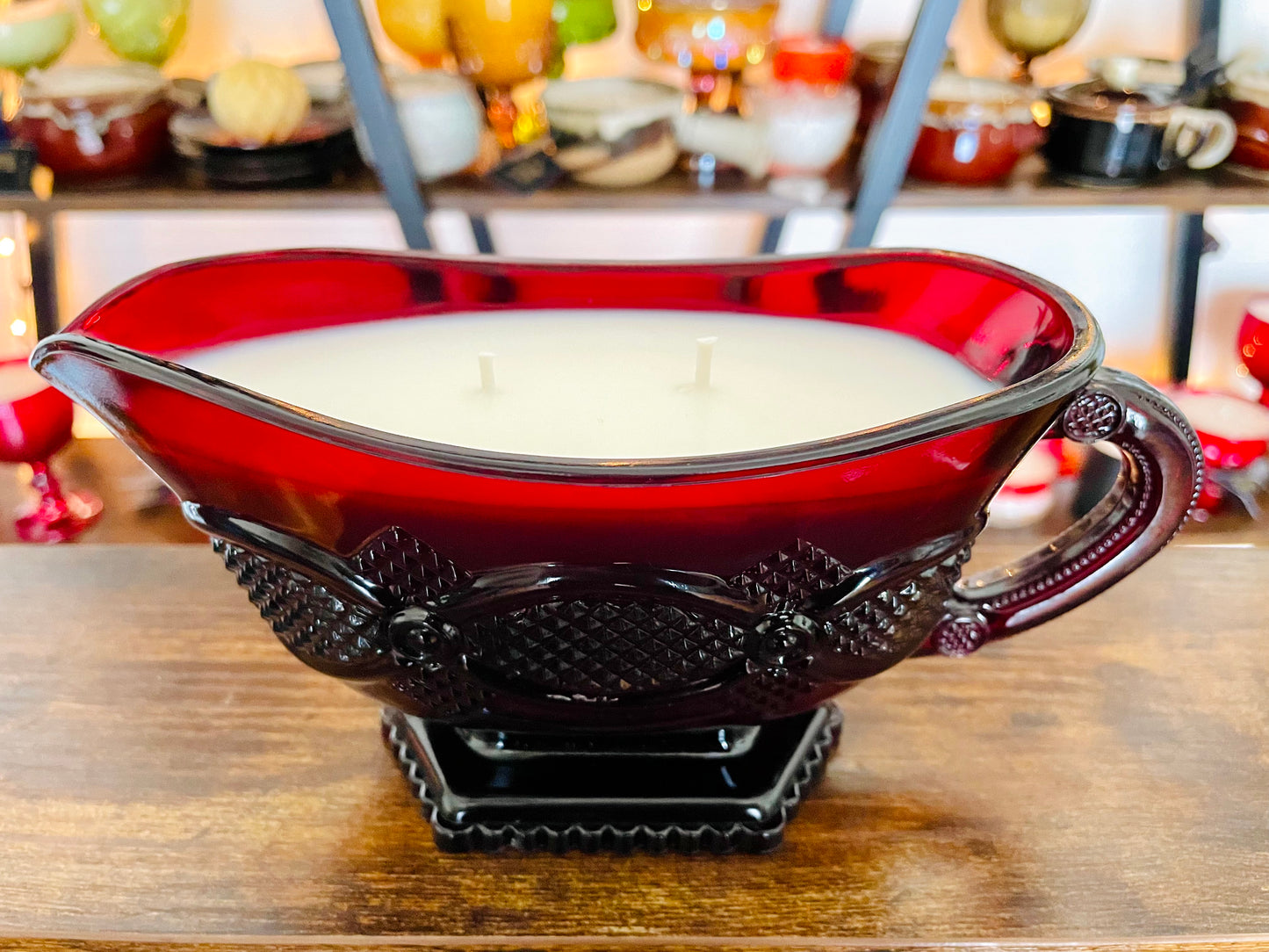 Ruby Gravy Boat